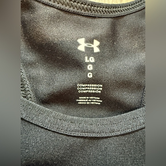 Under Armour Black Crossback Mid Sports Bra - Picture 4 of 10